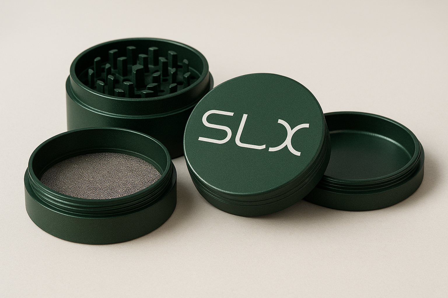 10. SLX ceramic-coated 4-piece grinder