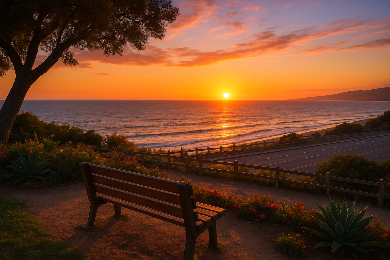 5. Watch the Sunset from Palisades Park