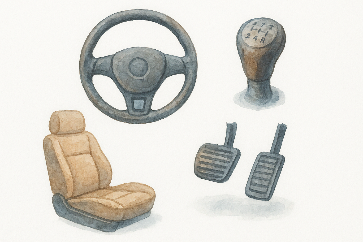 Interior wear points to check