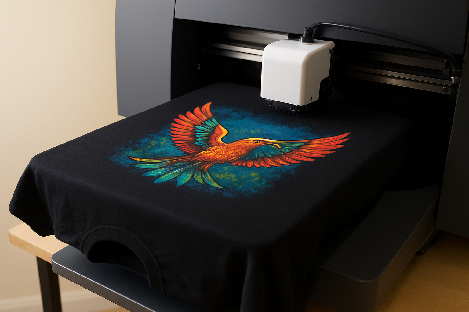 Loading and printing the design