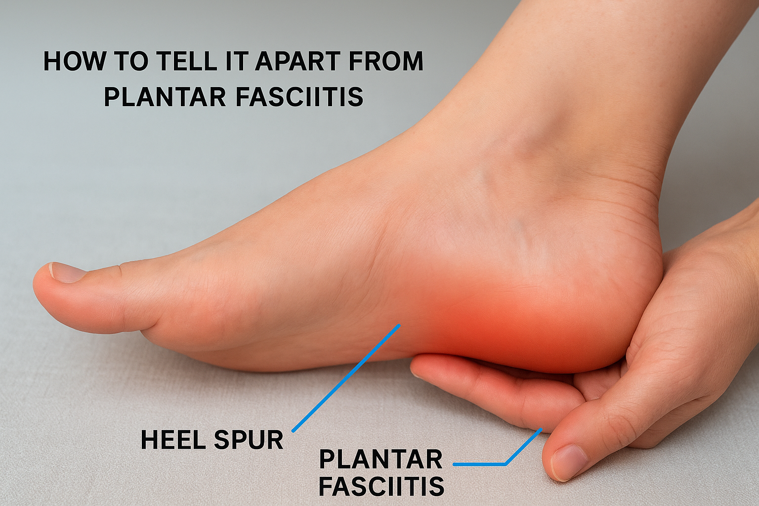 How to tell it apart from plantar fasciitis