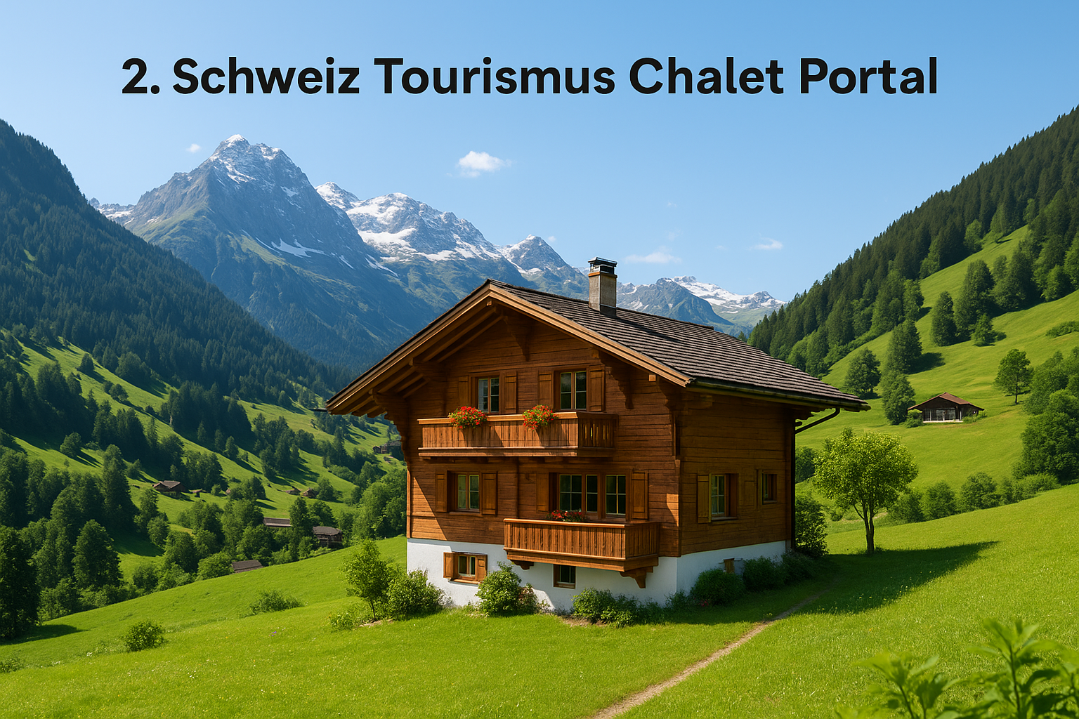 2. Schweiz Tourismus Chalet Portal