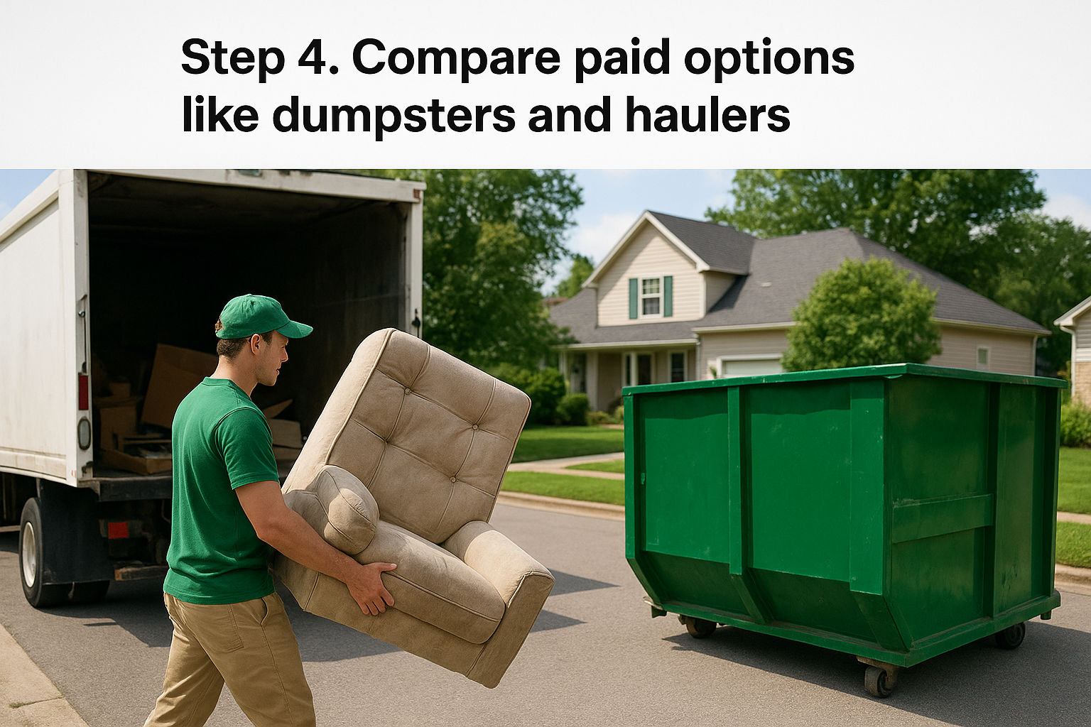 Step 4. Compare paid options like dumpsters and haulers