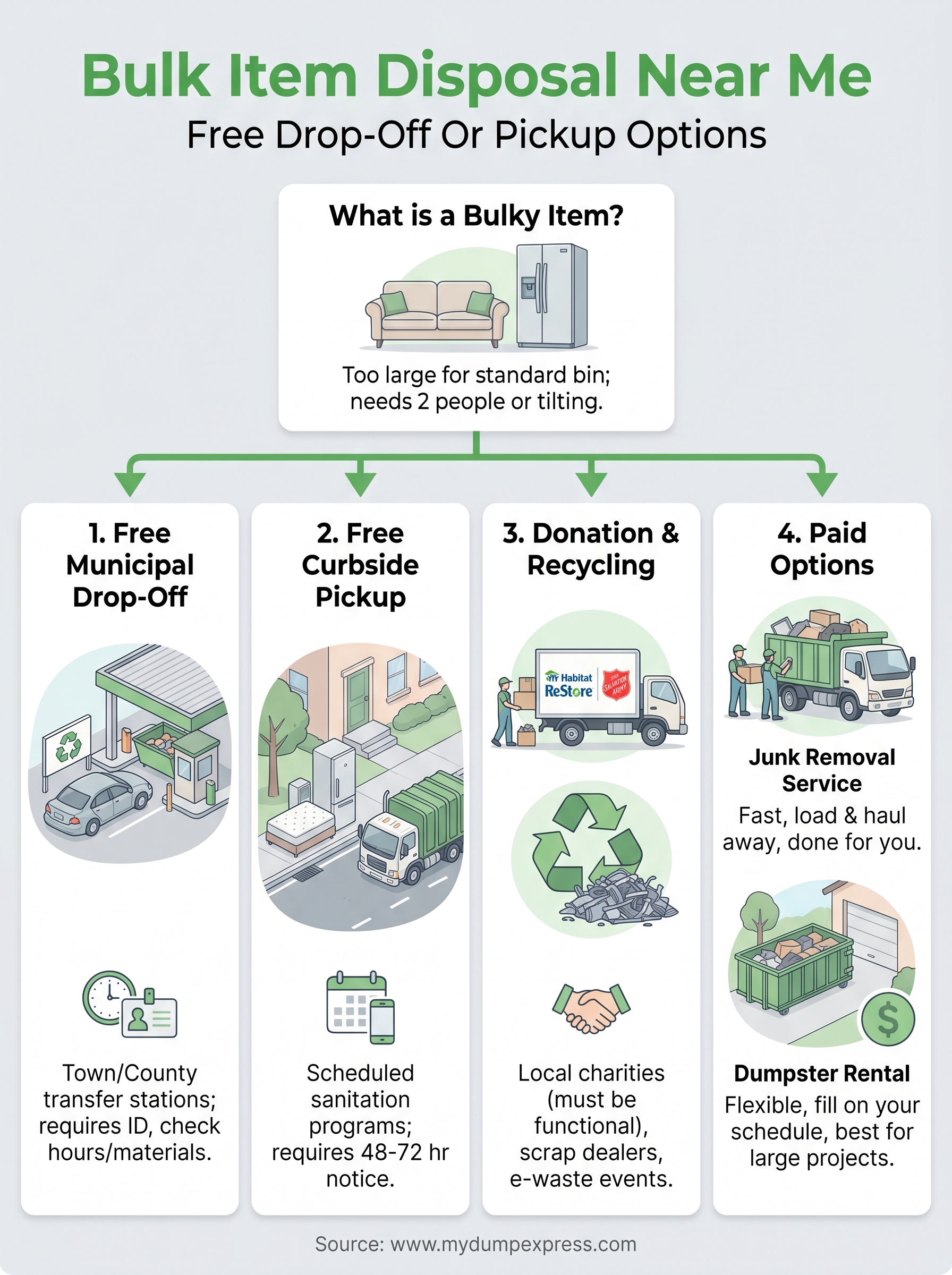 bulk item disposal near me infographic