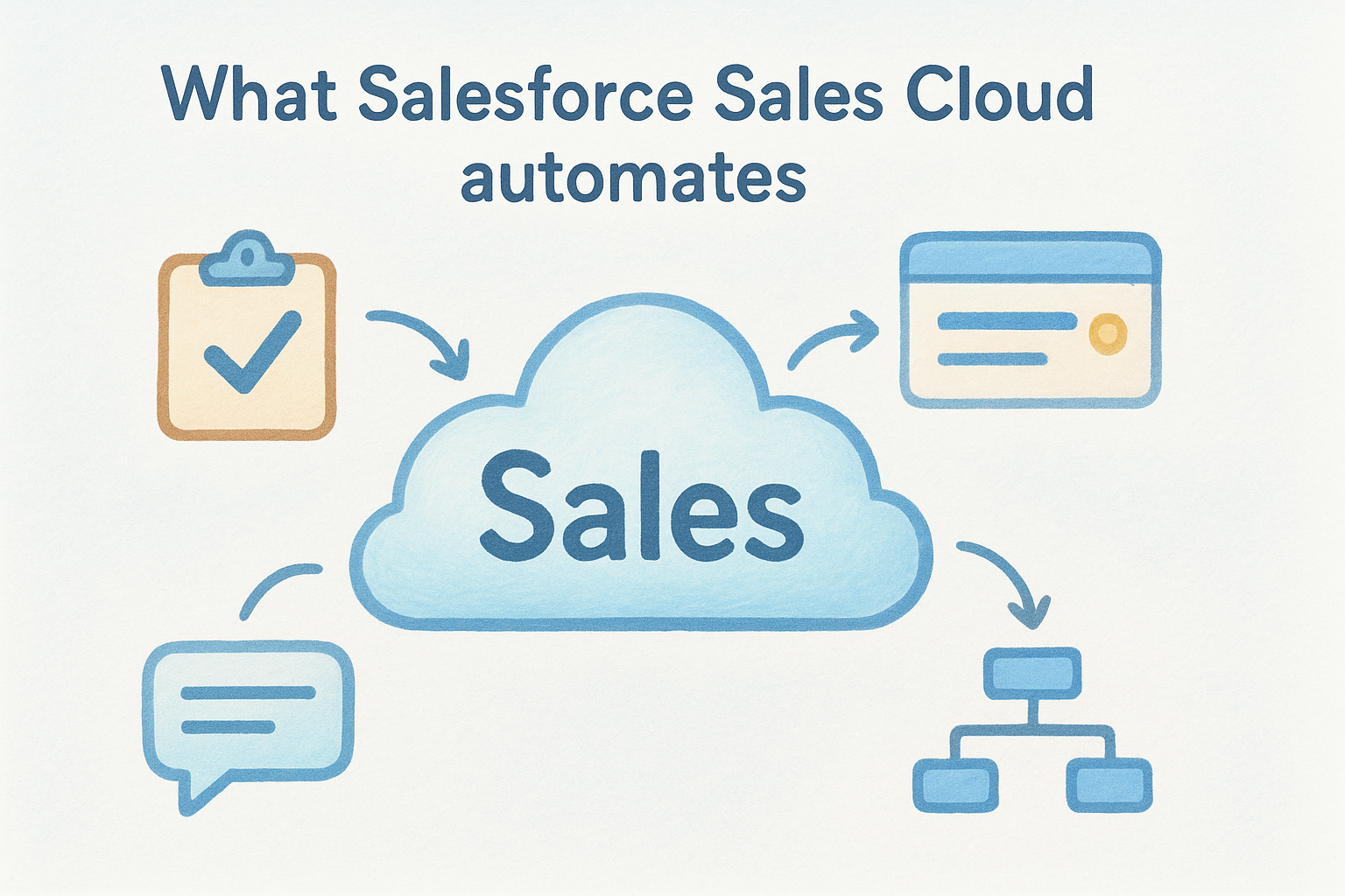What Salesforce Sales Cloud automates
