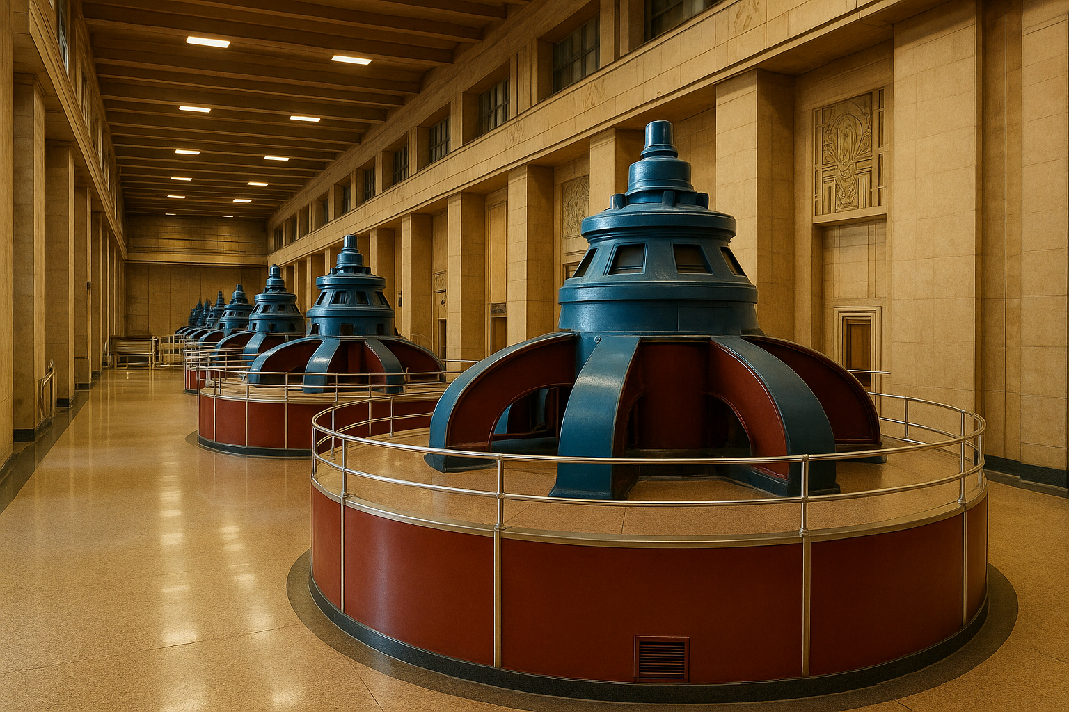 4. The powerplant tour and generator hall