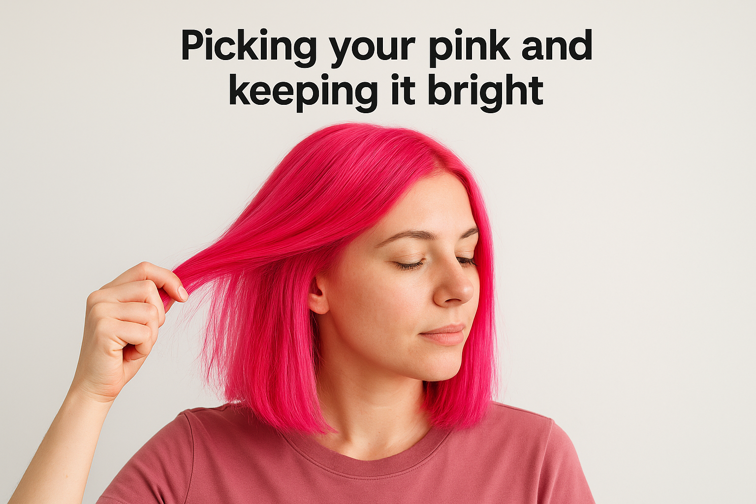 Picking your pink and keeping it bright