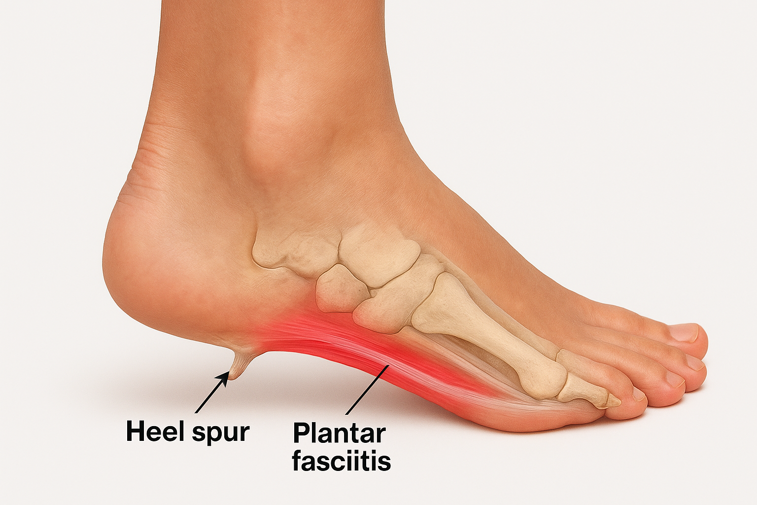 Why the heel is the most common site