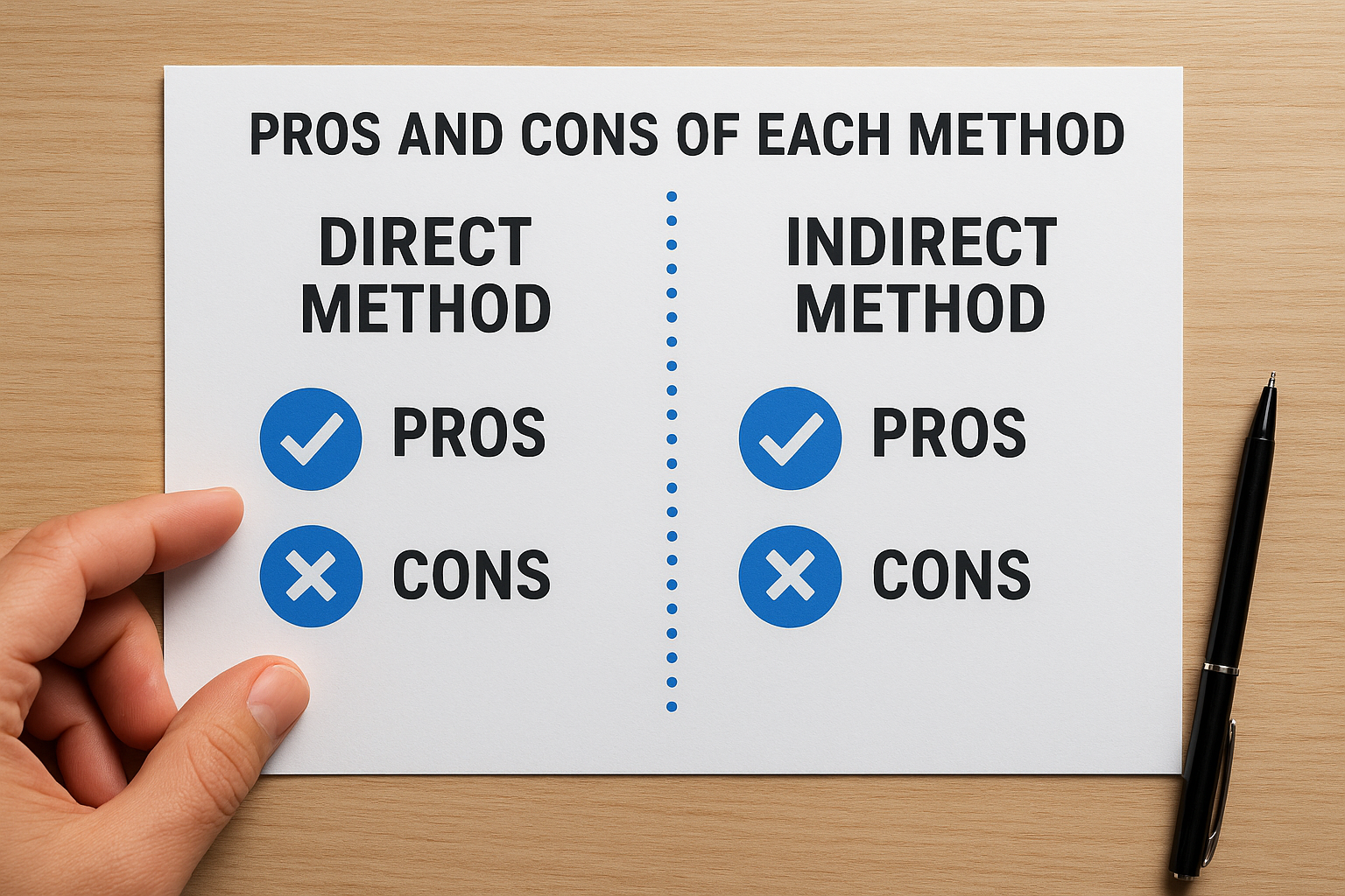 Pros and Cons of Each Method