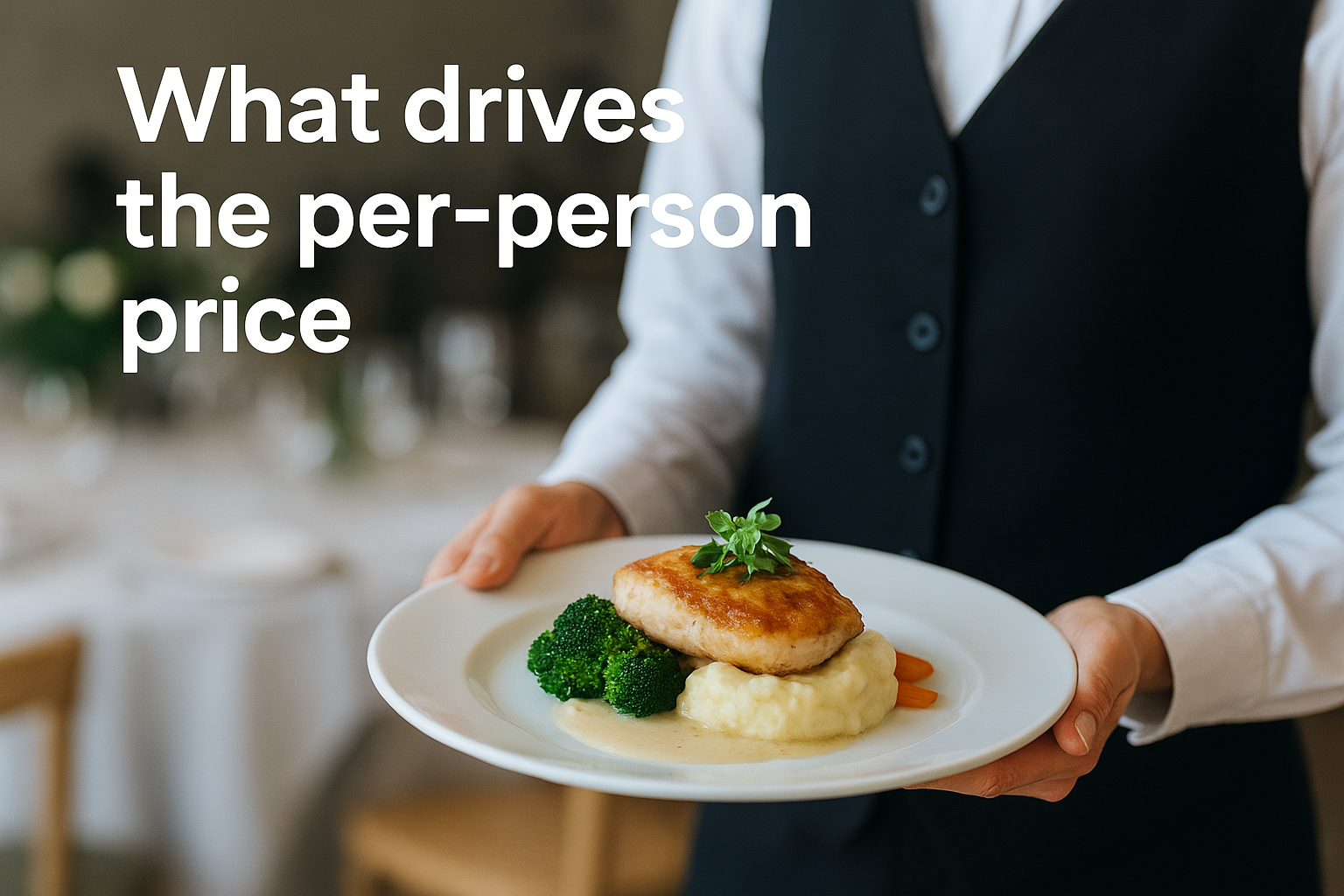 What drives the per-person price