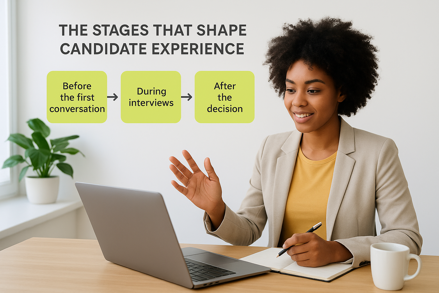 The stages that shape candidate experience