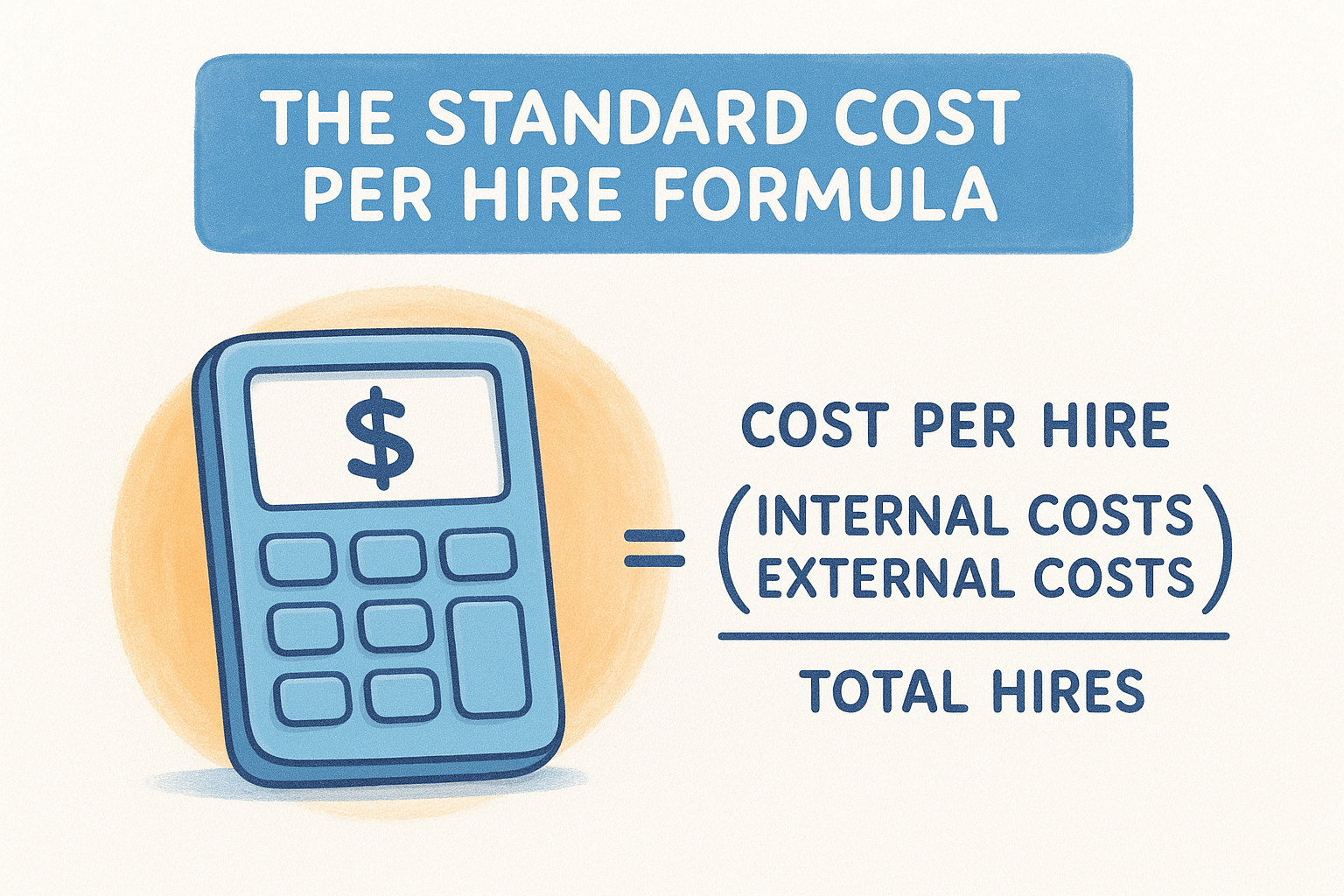 The standard cost per hire formula