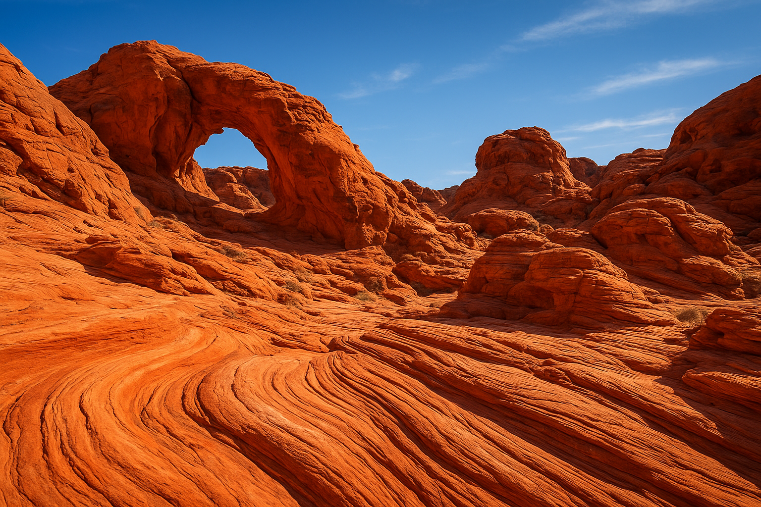 How the Valley of Fire landscape formed
