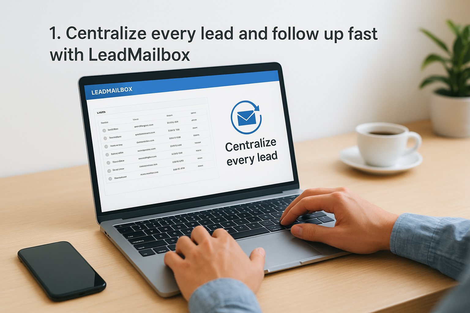 1. Centralize every lead and follow up fast with LeadMailbox