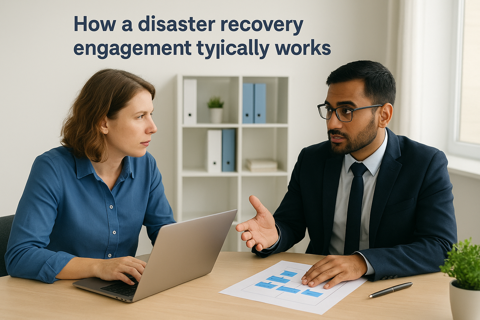 How a disaster recovery engagement typically works
