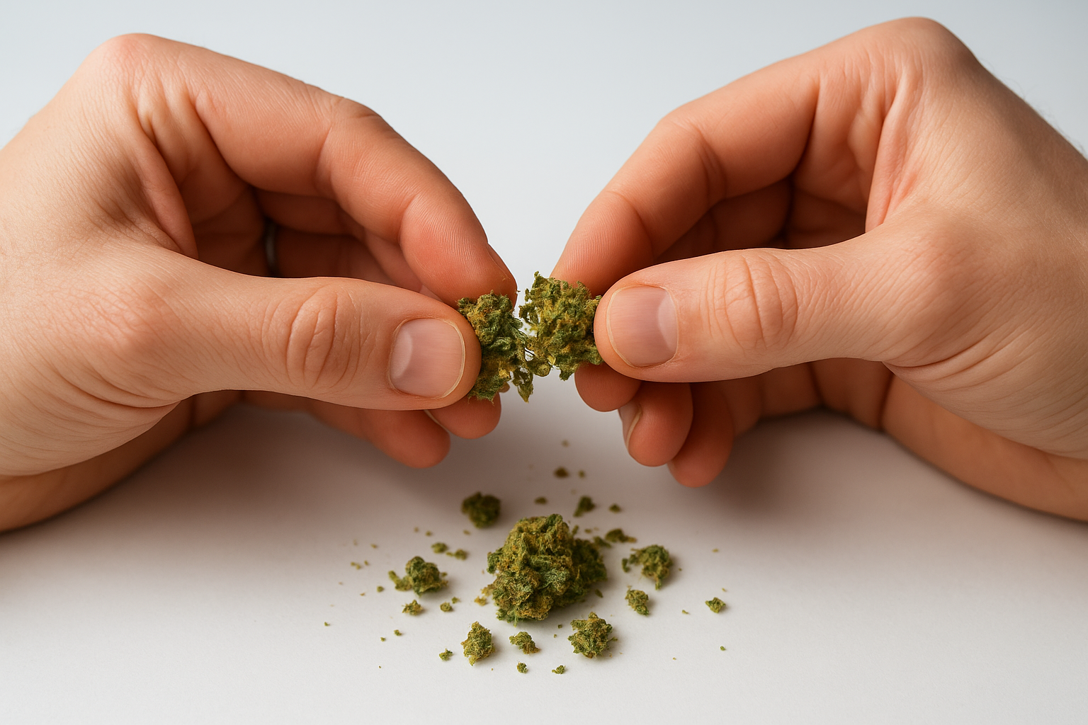Use your fingertips, not your palm