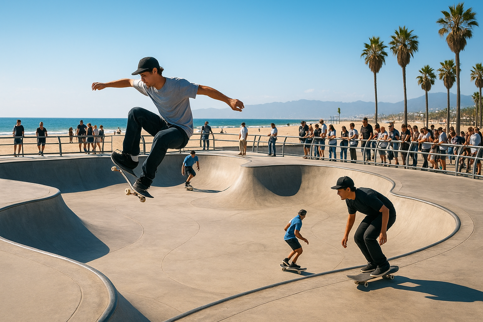 3. Watch skaters at Venice Skatepark