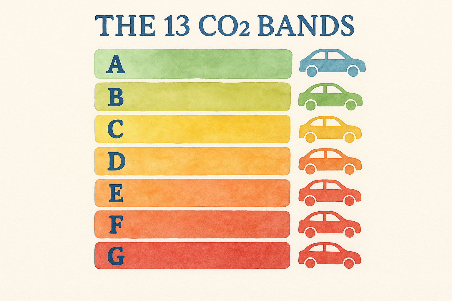 The 13 CO2 bands