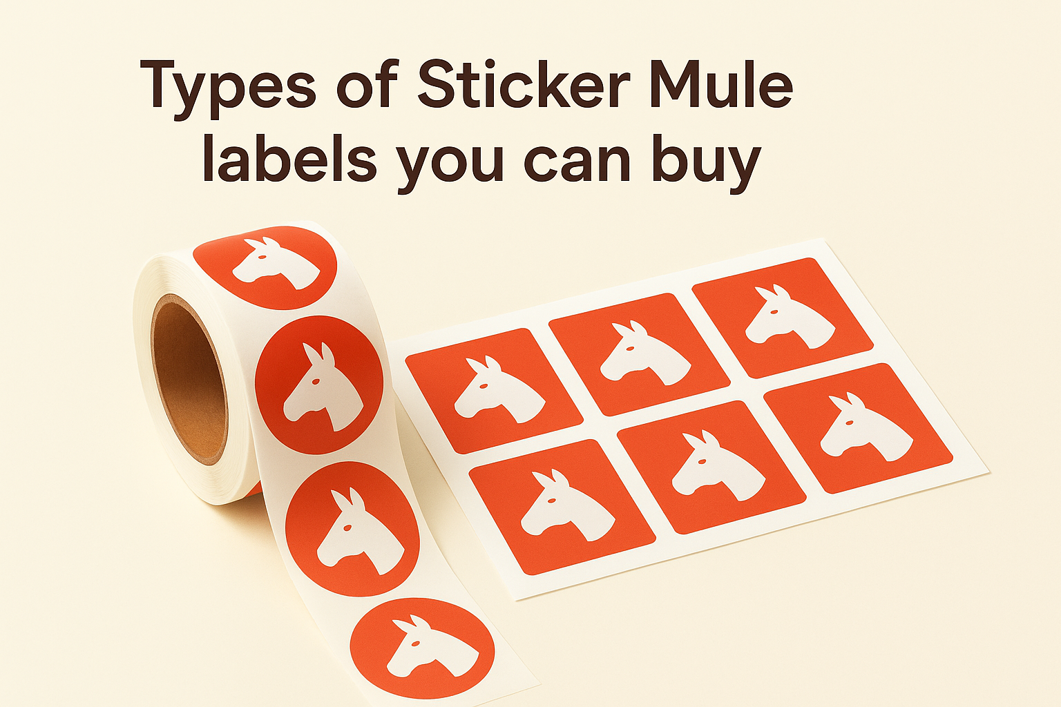 Types of Sticker Mule labels you can buy