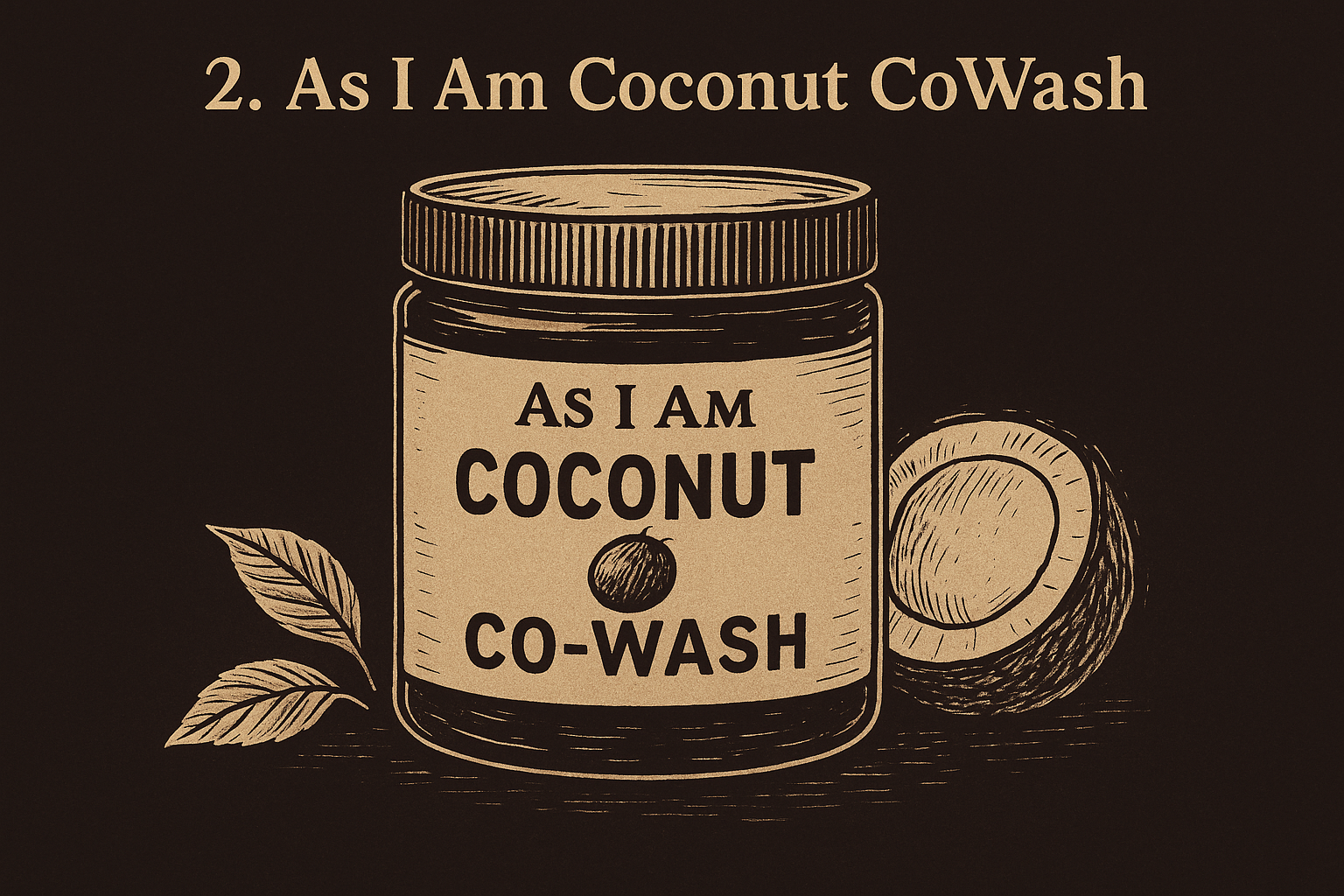 2. As I Am Coconut CoWash