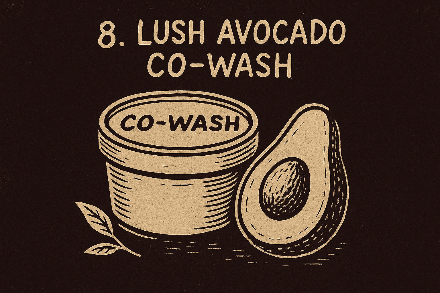 8. Lush Avocado Co-Wash