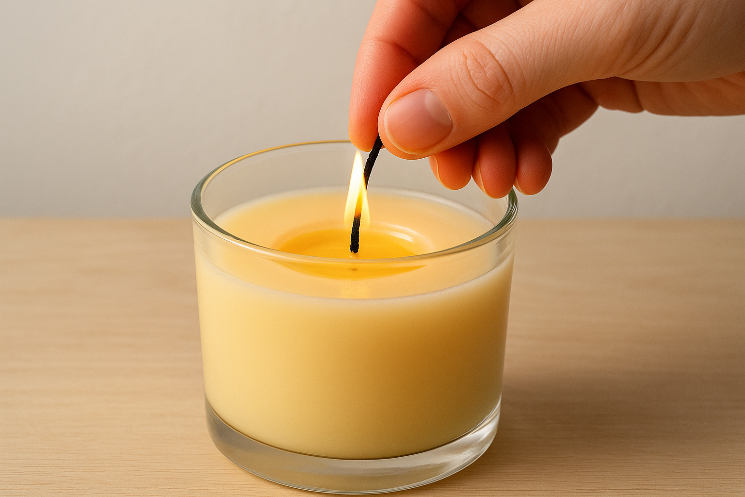 2. Fix your wick to build a full melt pool