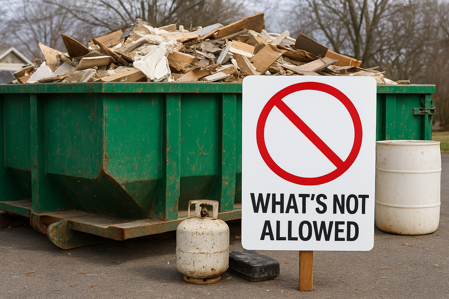 What's not allowed