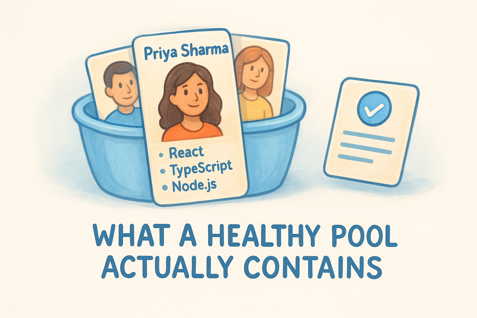 What a healthy talent pool actually contains