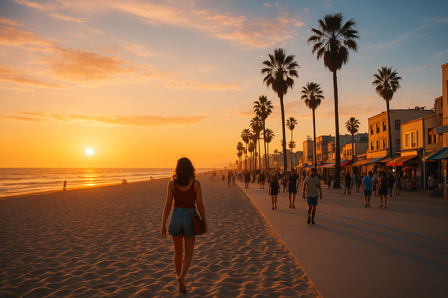 Golden hour: the best time to visit Venice Beach for photography