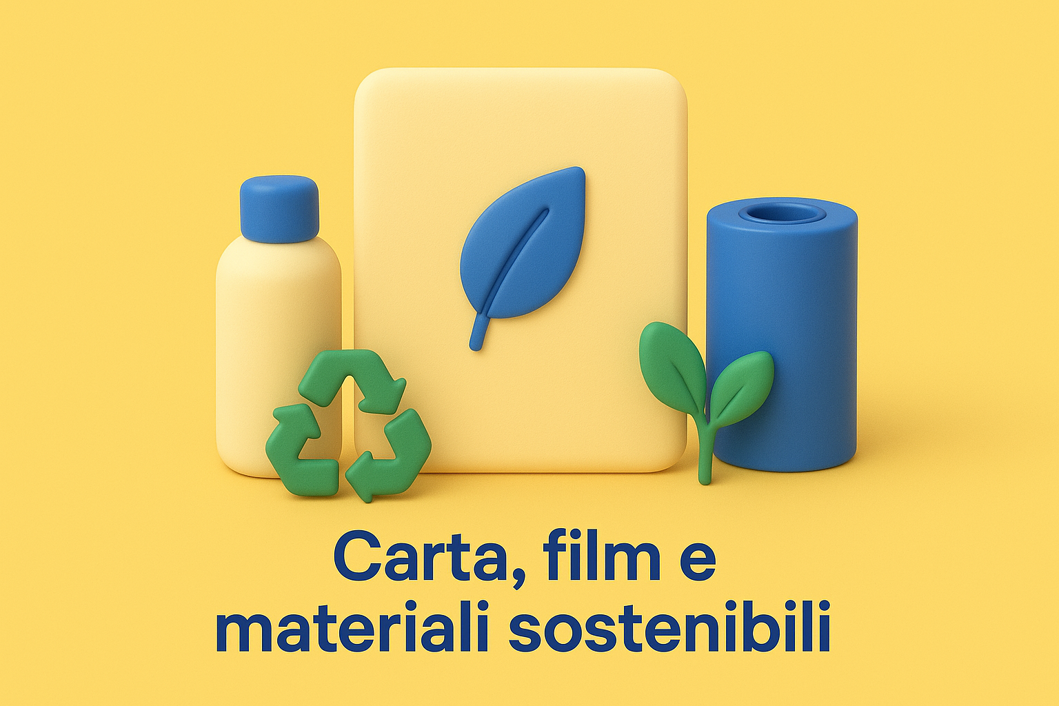 Carta, film e materiali sostenibili