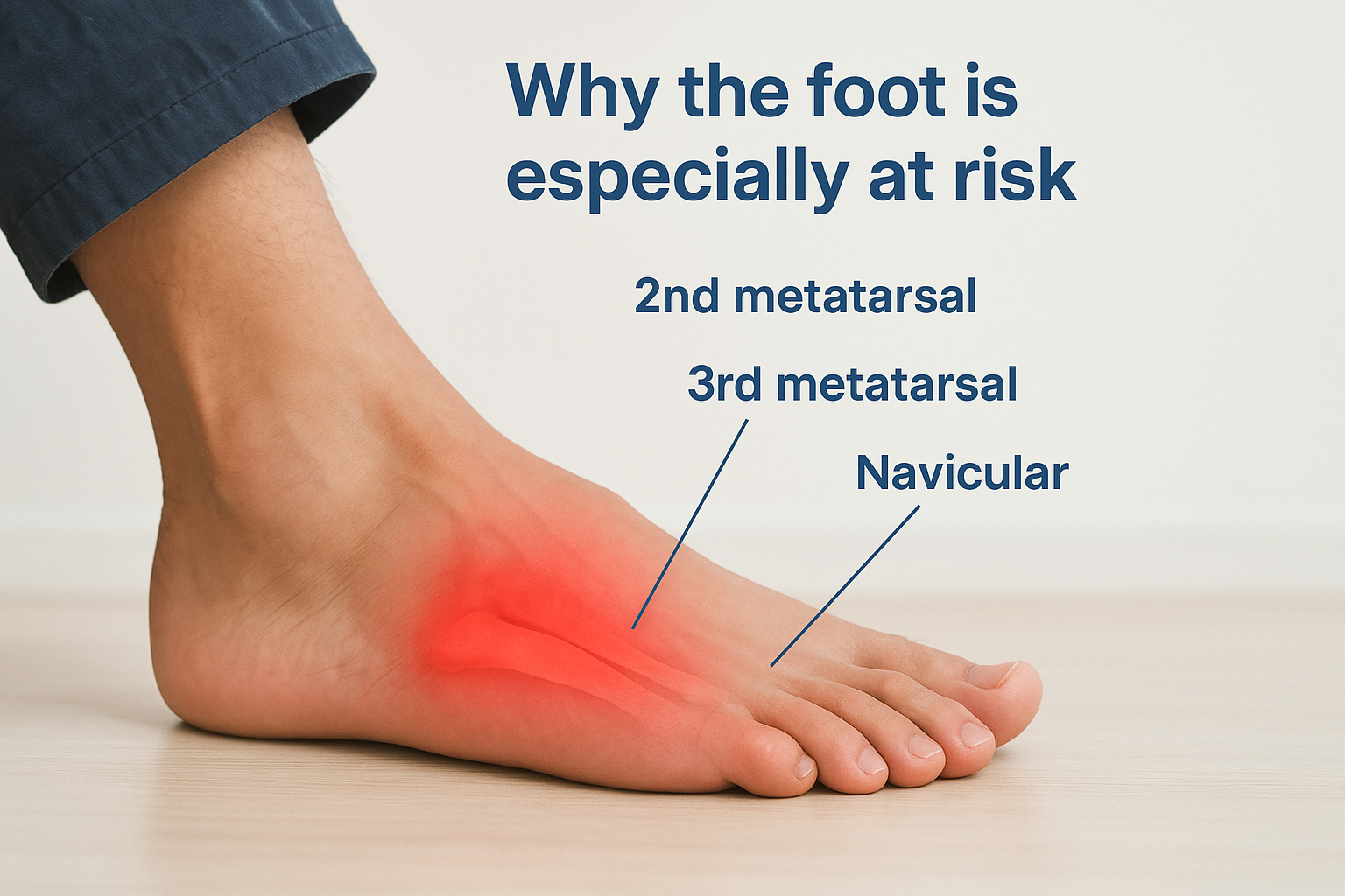 Why the foot is especially at risk