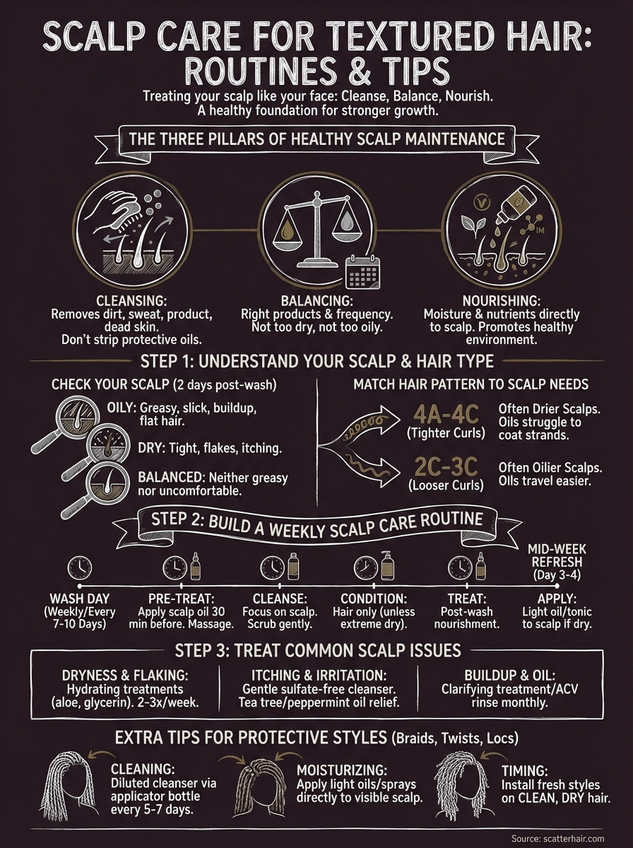 what is scalp care infographic