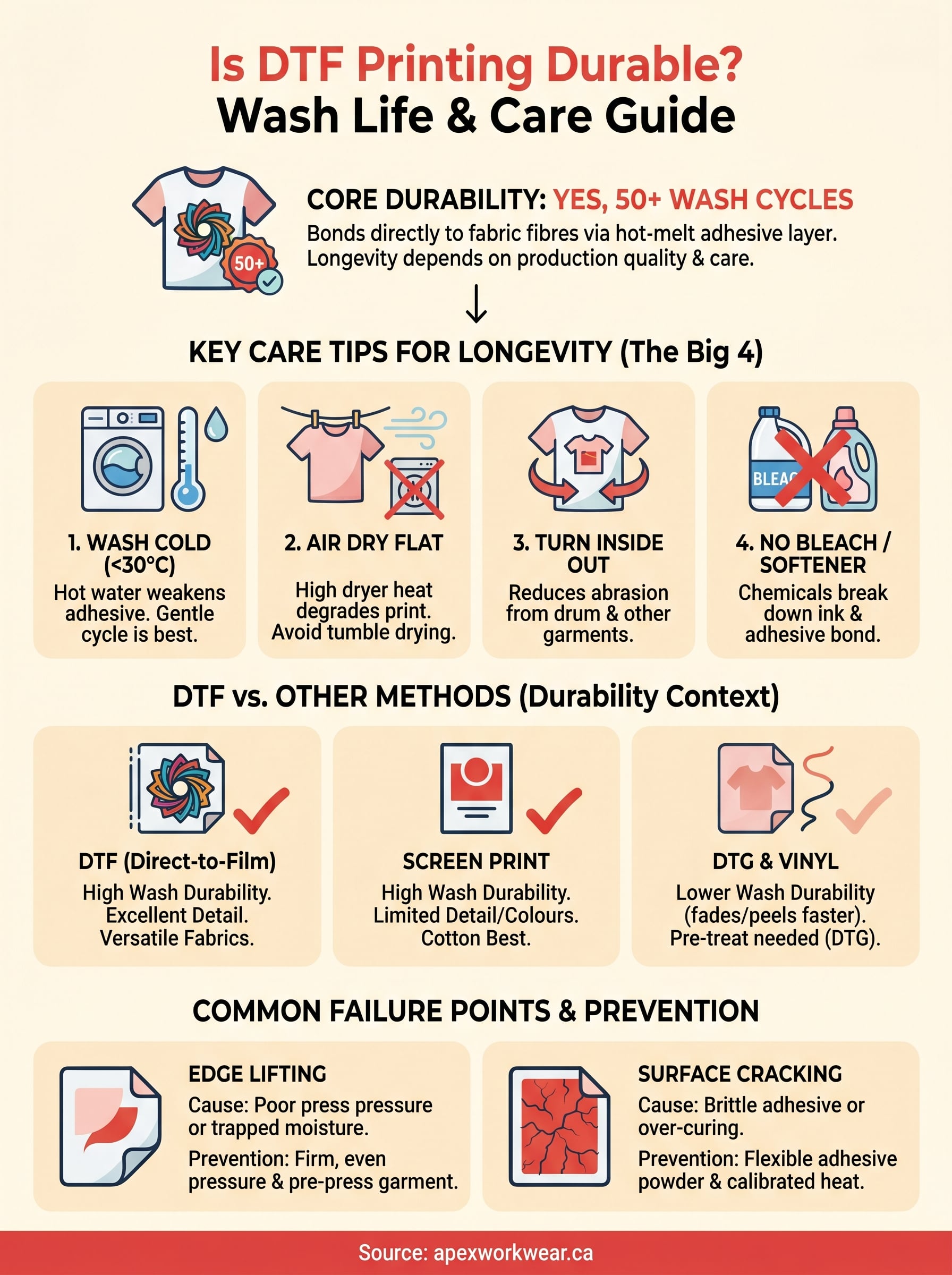 is dtf printing durable infographic