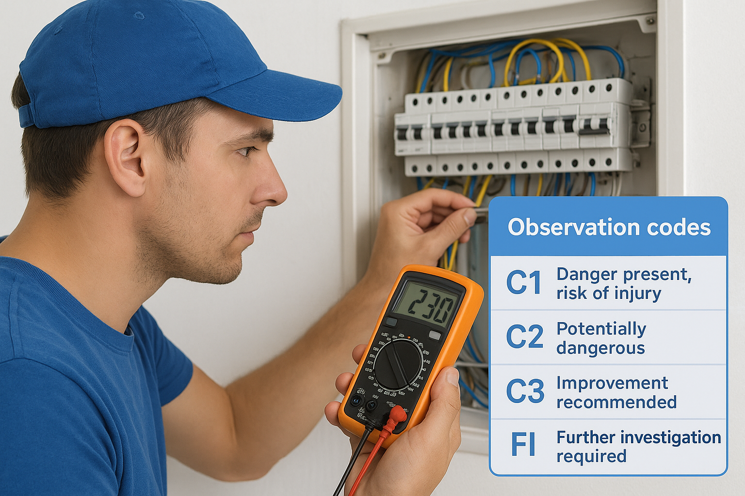 The four observation codes explained