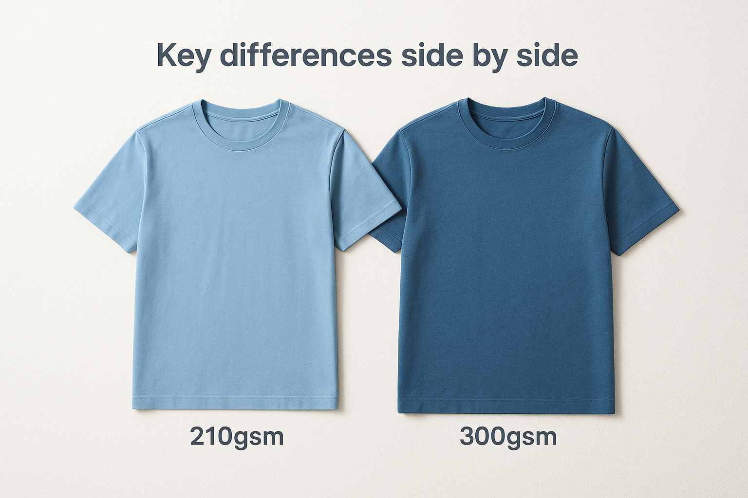 Key differences side by side
