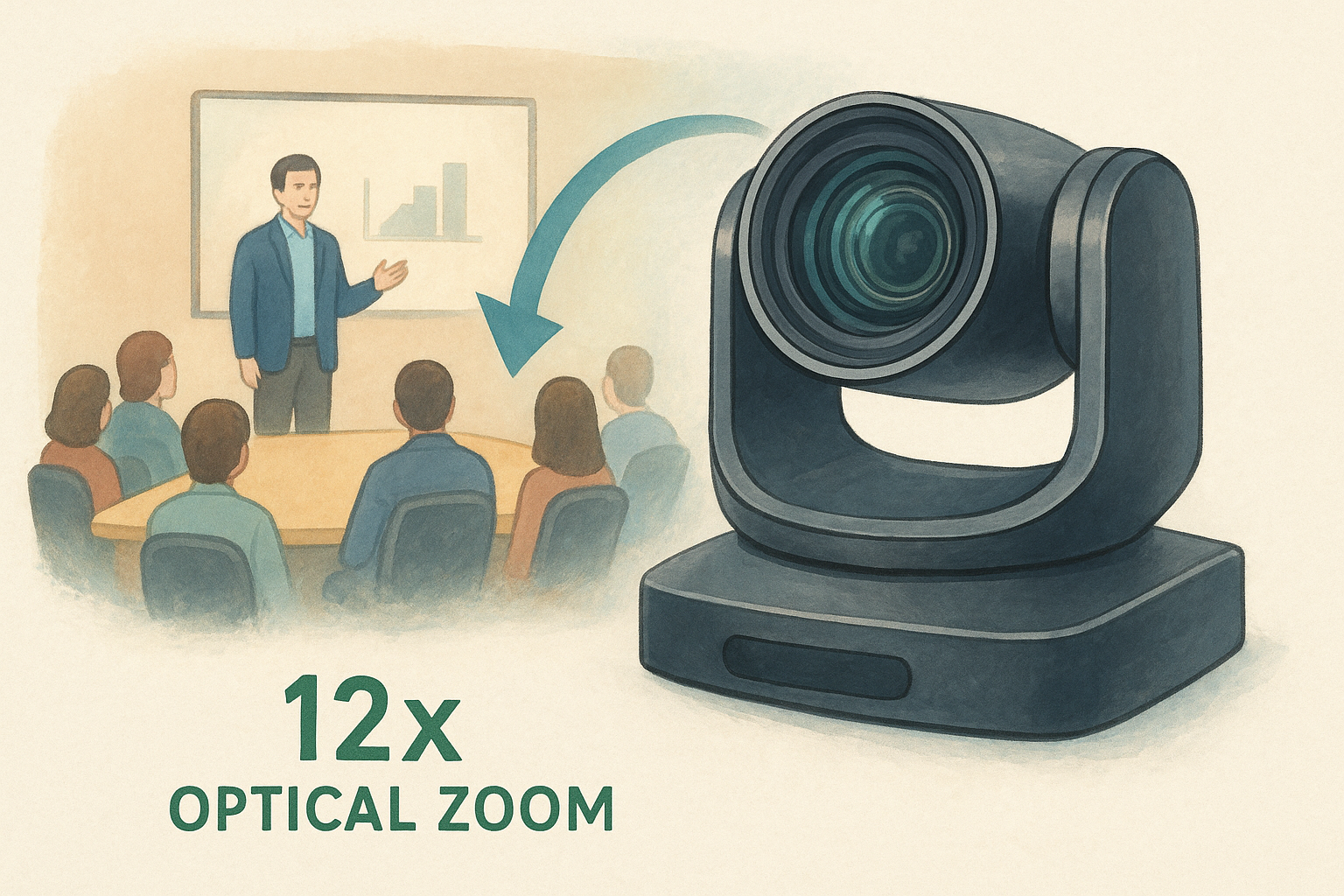 Mechanical PTZ and optical zoom performance