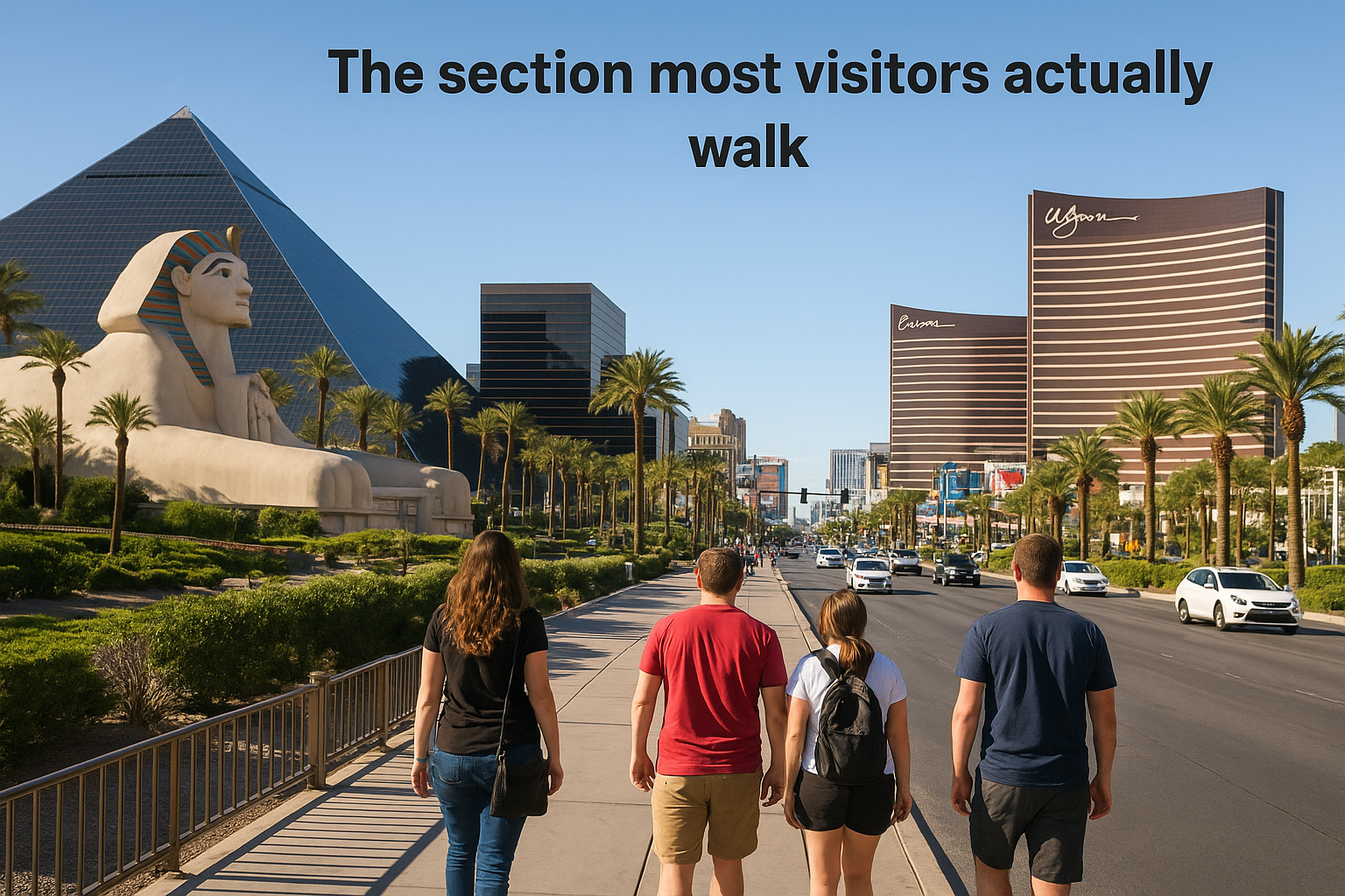 The section most visitors actually walk