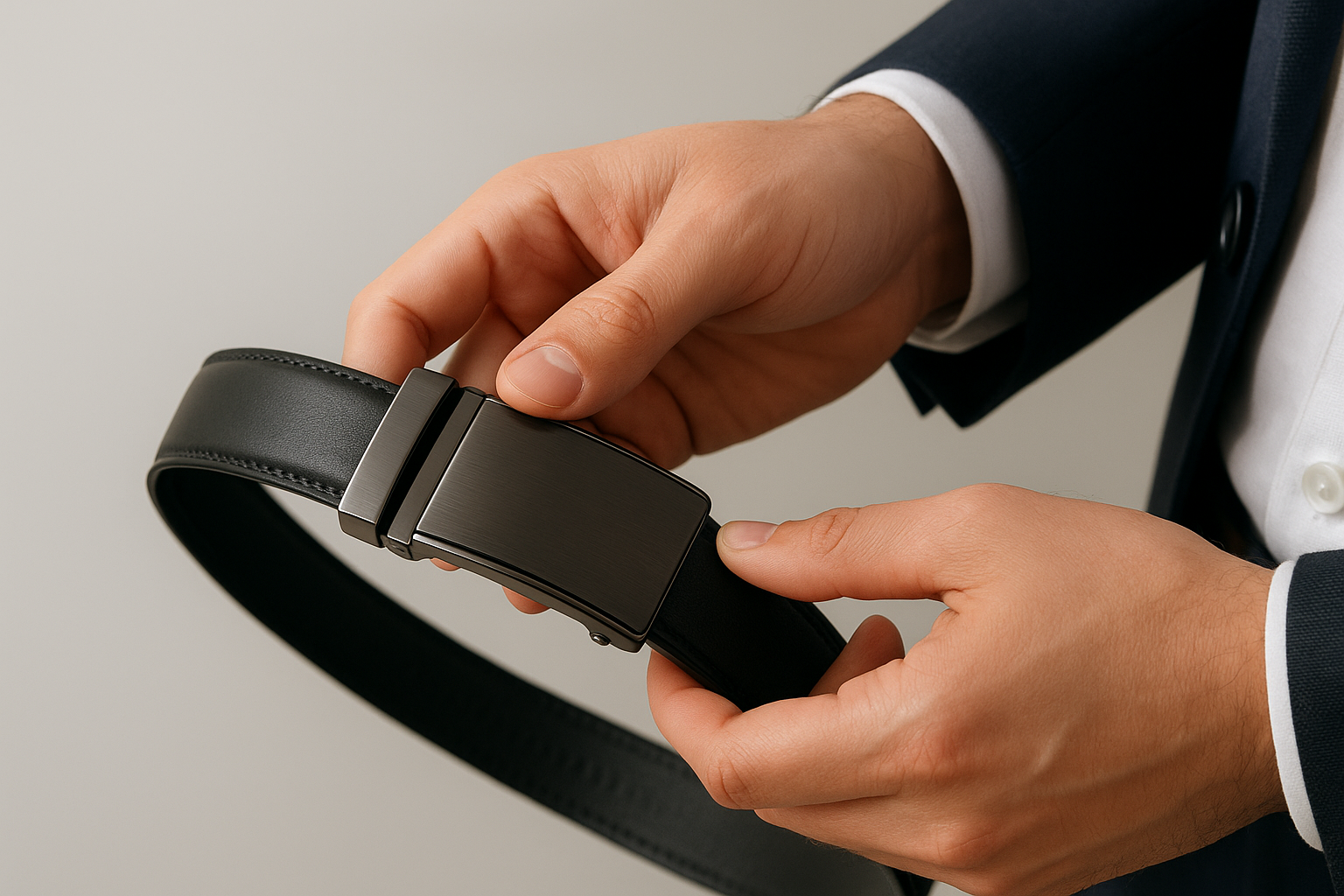 Ceinture automatique sans trou et ajustement précis