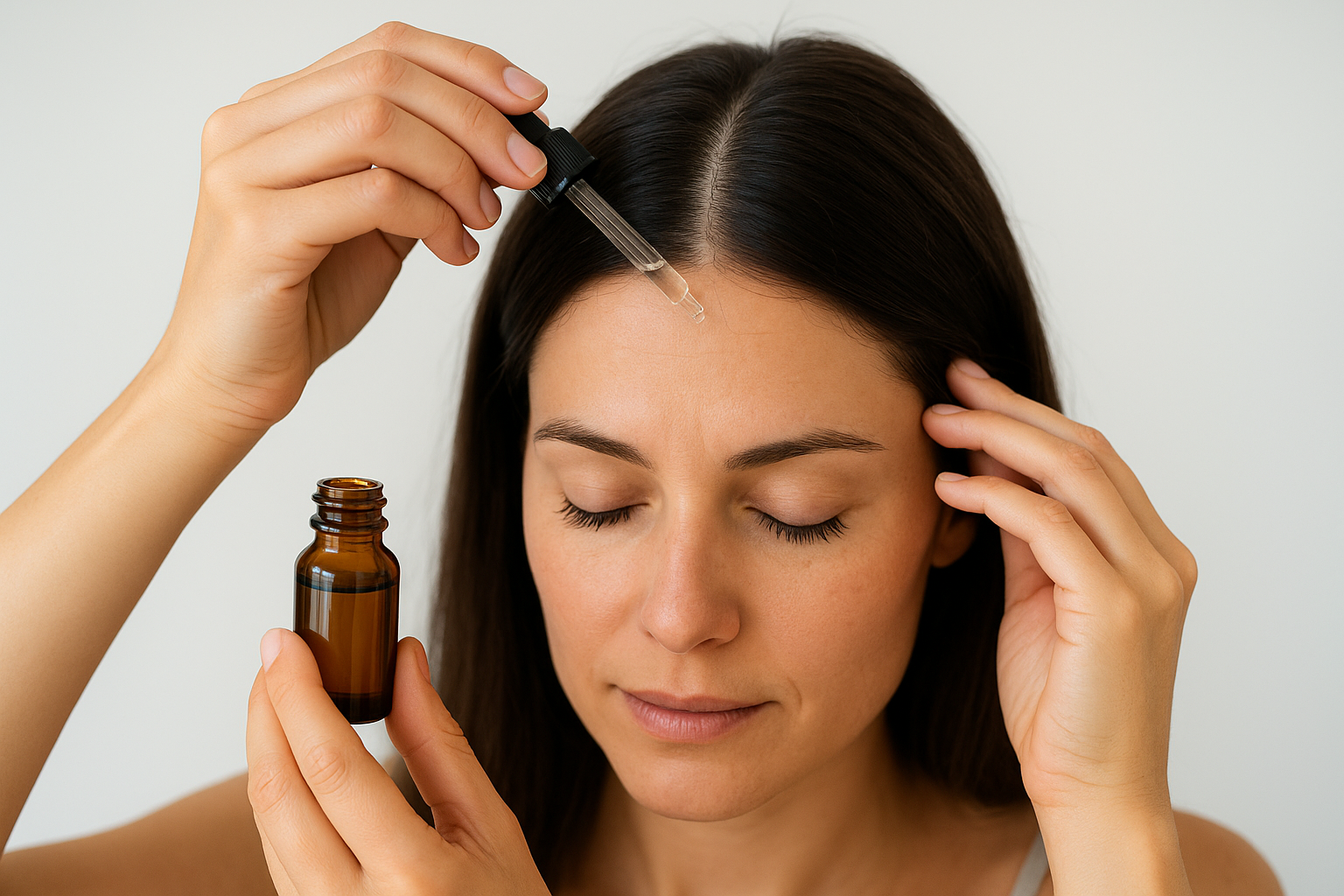 Applying to your scalp