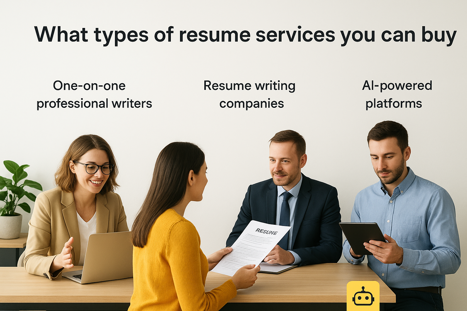 What types of resume services you can buy