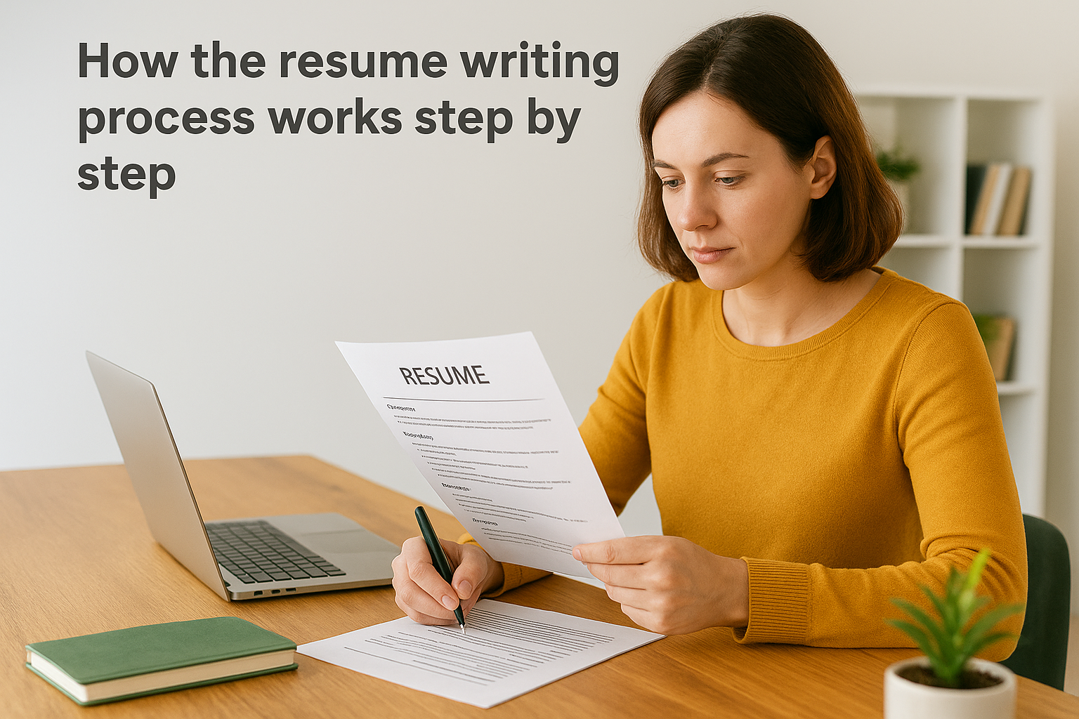 How the resume writing process works step by step