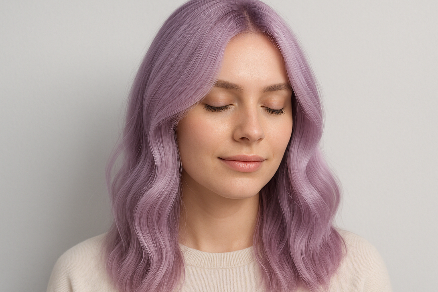 3. Soft lilac pastel purple