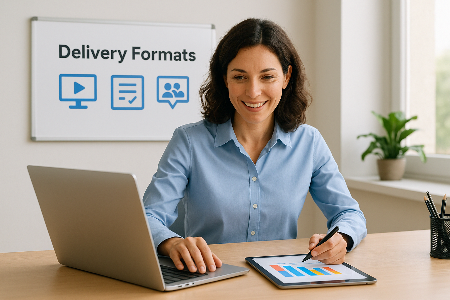 Choose delivery formats that match your content