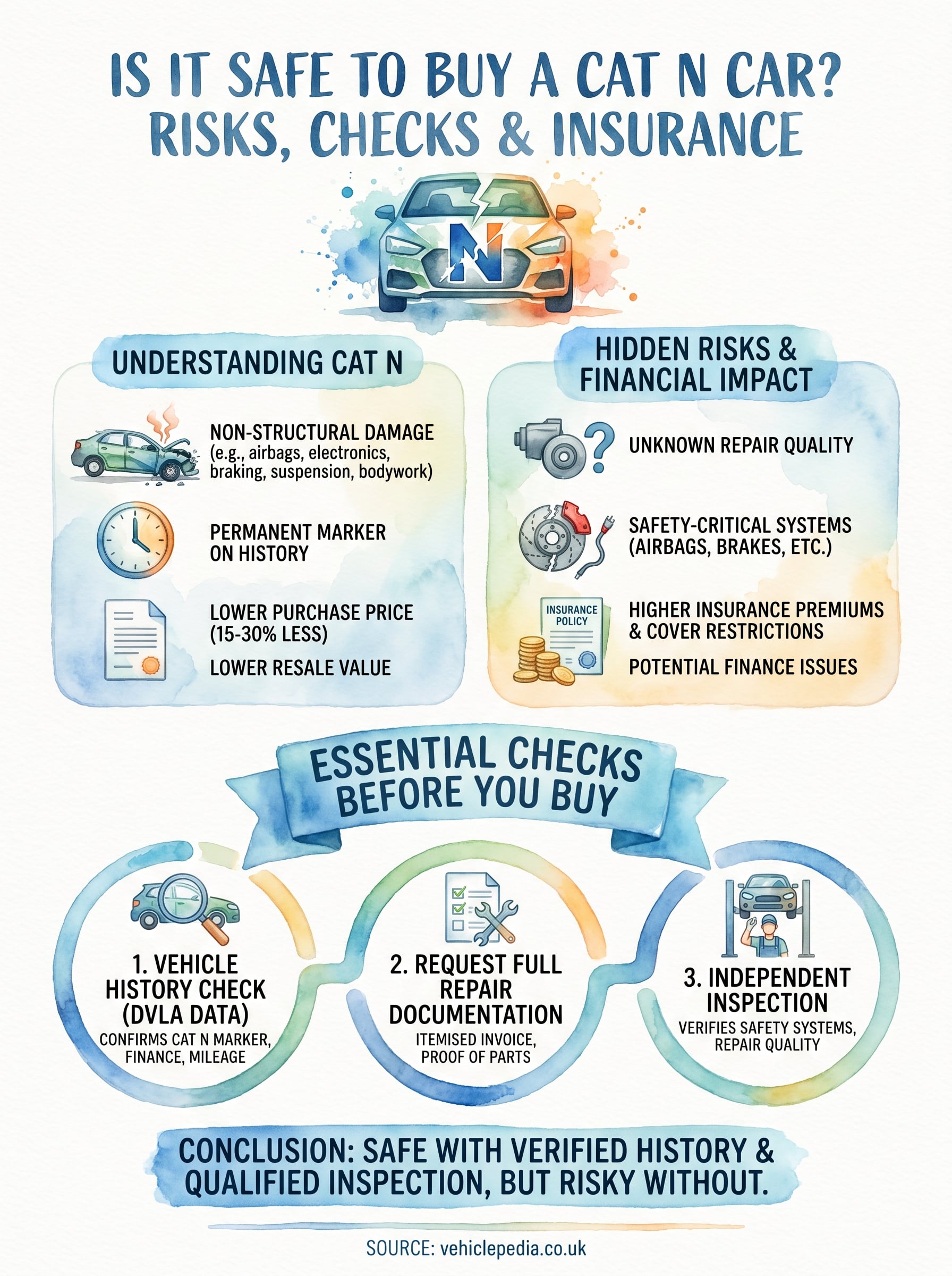 is it safe to buy a cat n car infographic
