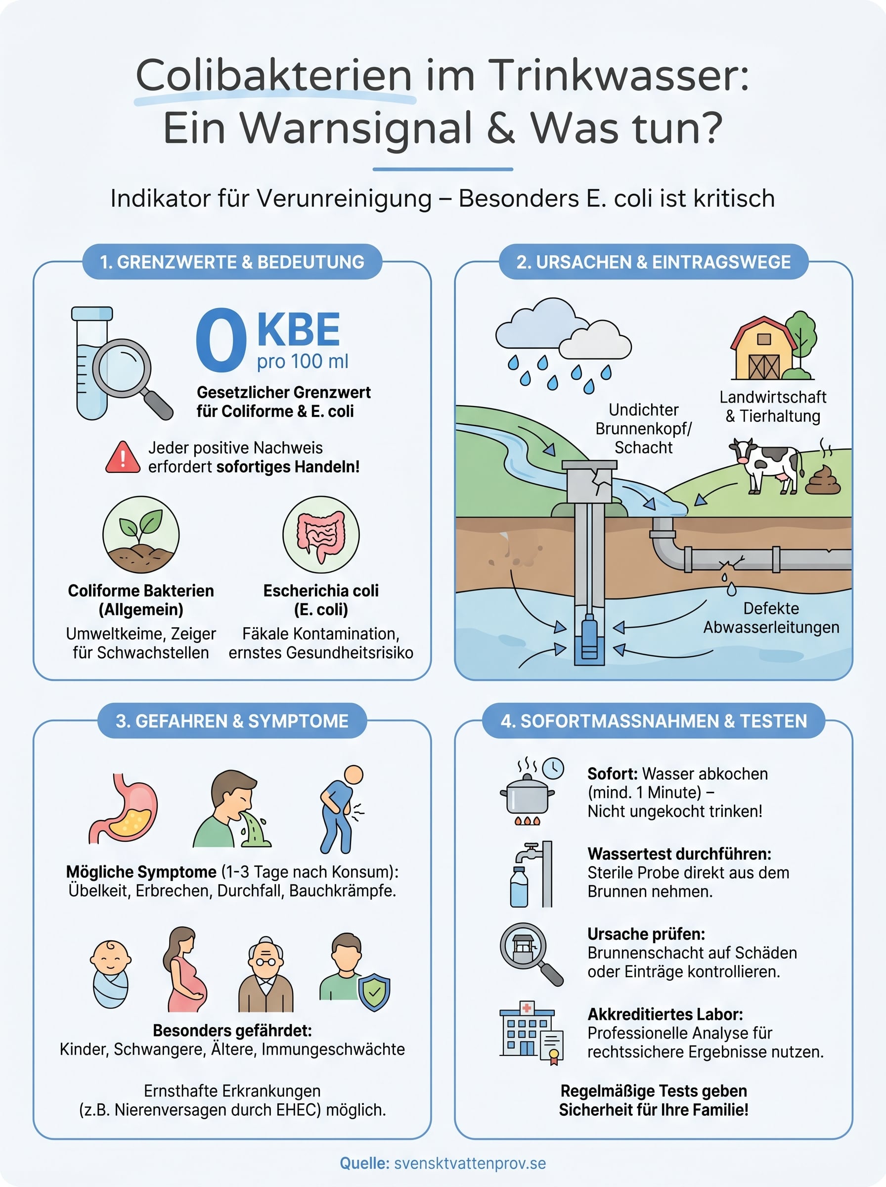colibakterien im trinkwasser infographic
