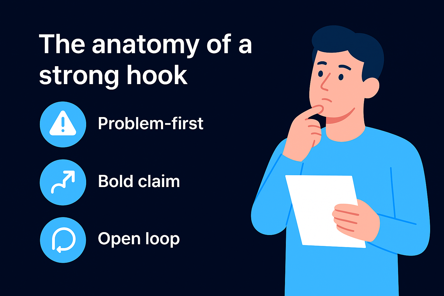 The anatomy of a strong hook