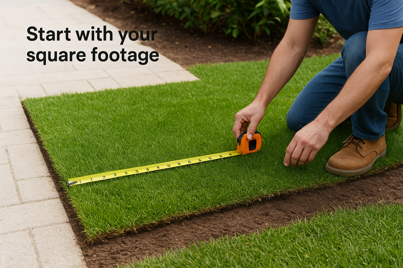 Start with your square footage