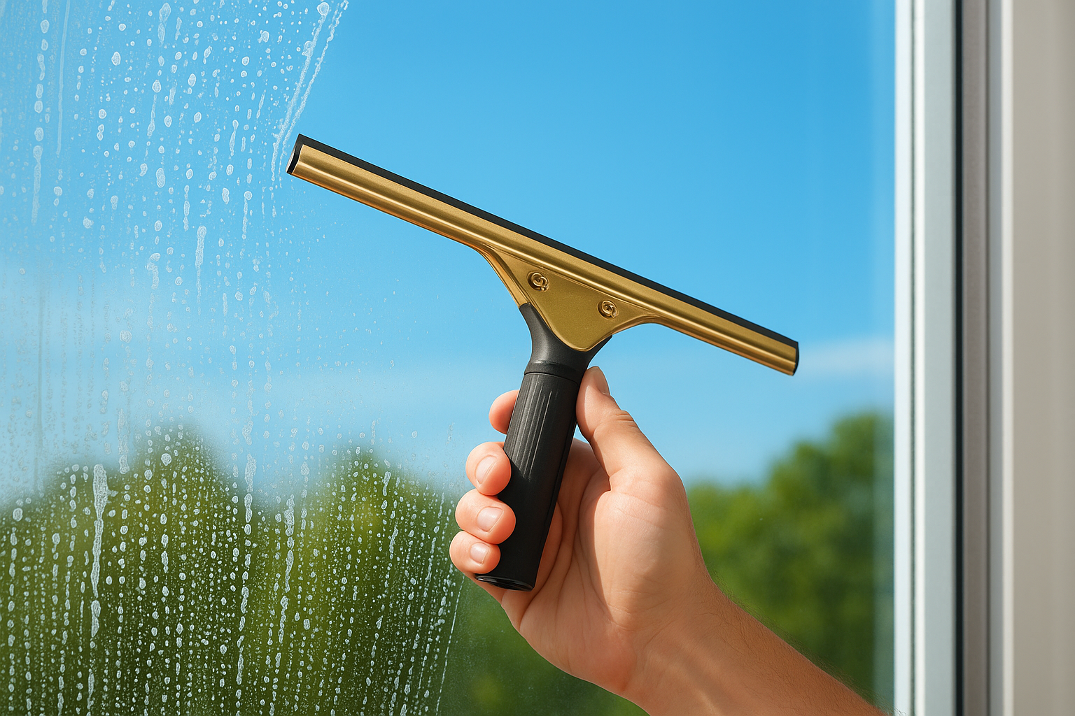 1. Ettore ProGrip window squeegee