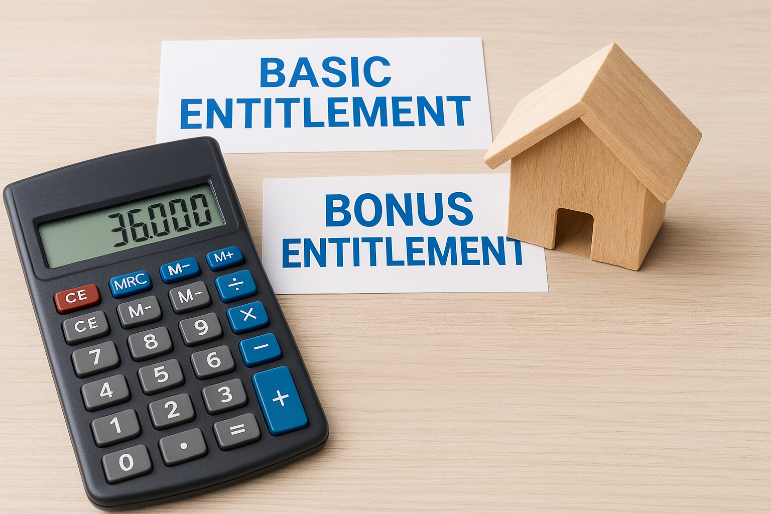 Basic entitlement vs. bonus entitlement
