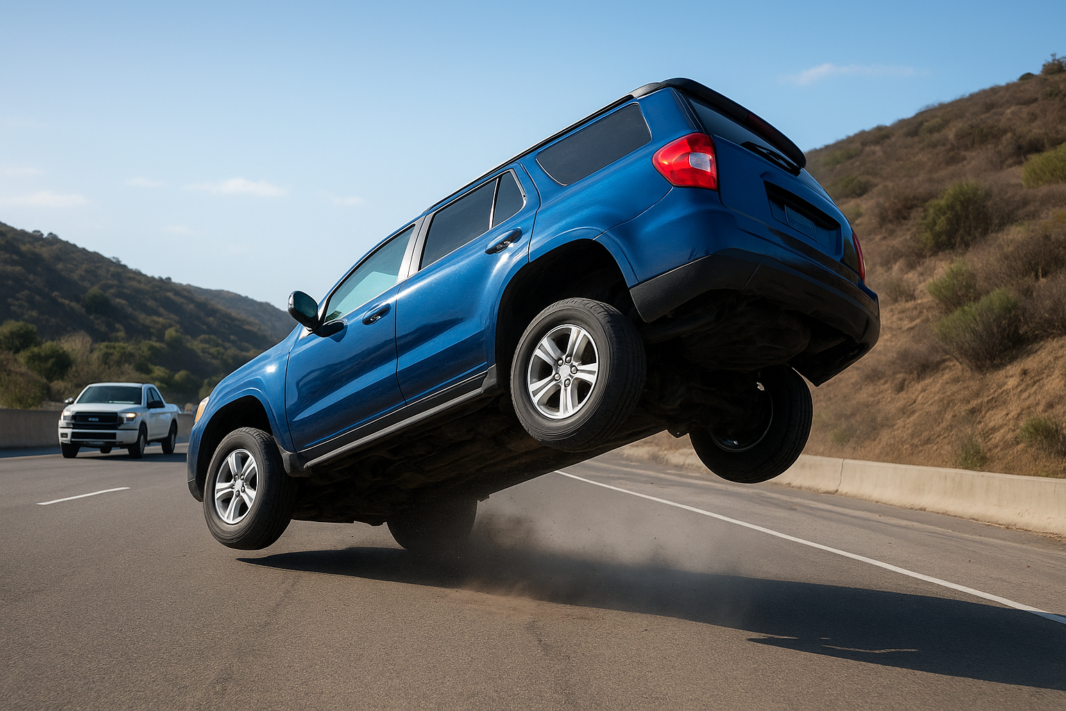 2. Top-heavy vehicles like SUVs and pickups